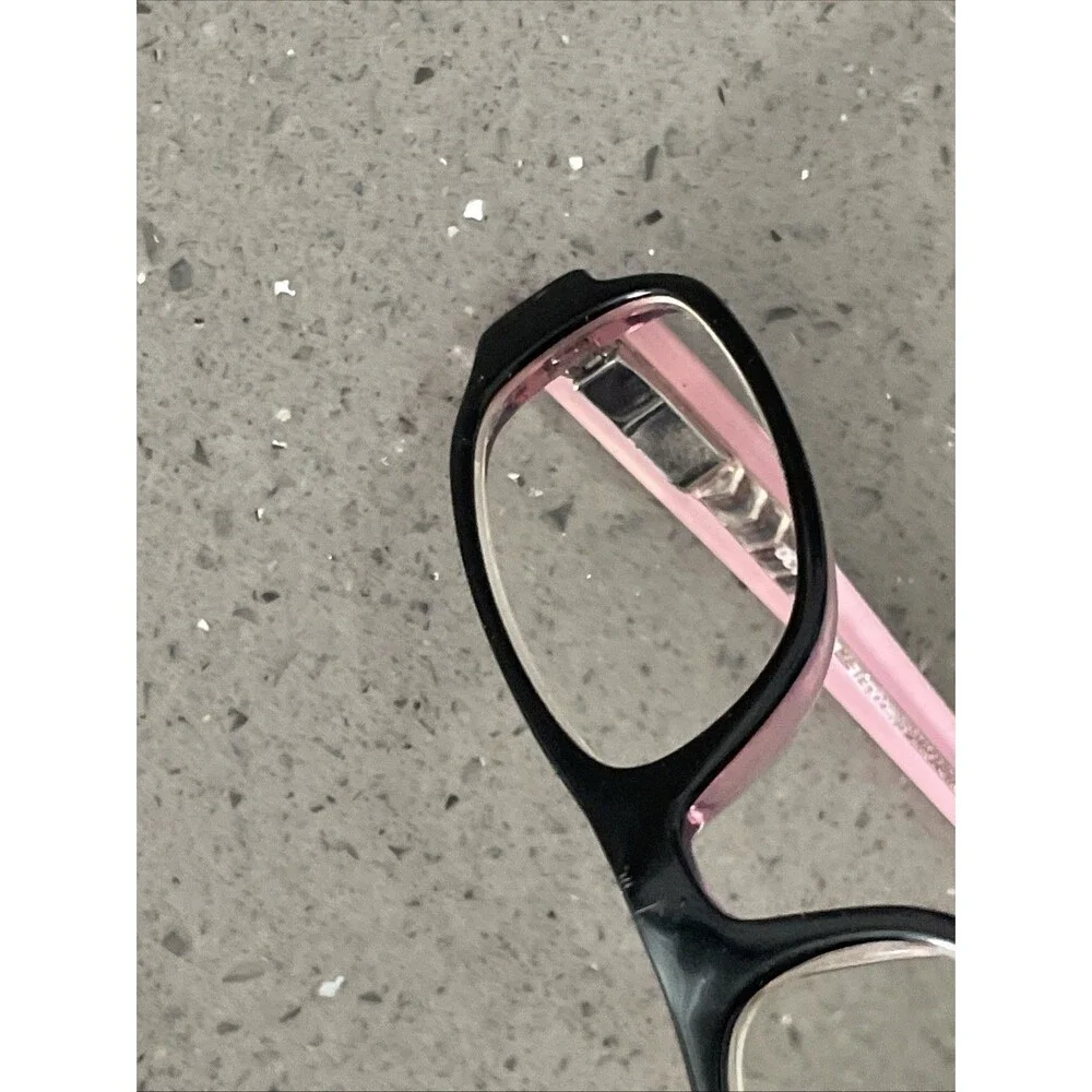Candie’s Eyeglasses Frames ONLY C Nicolete BLK 44-16-130 Black/Pink Full Rim